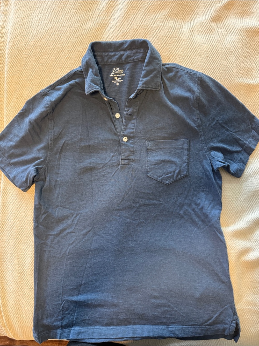 J. Crew Men's Garment Dyed Polo